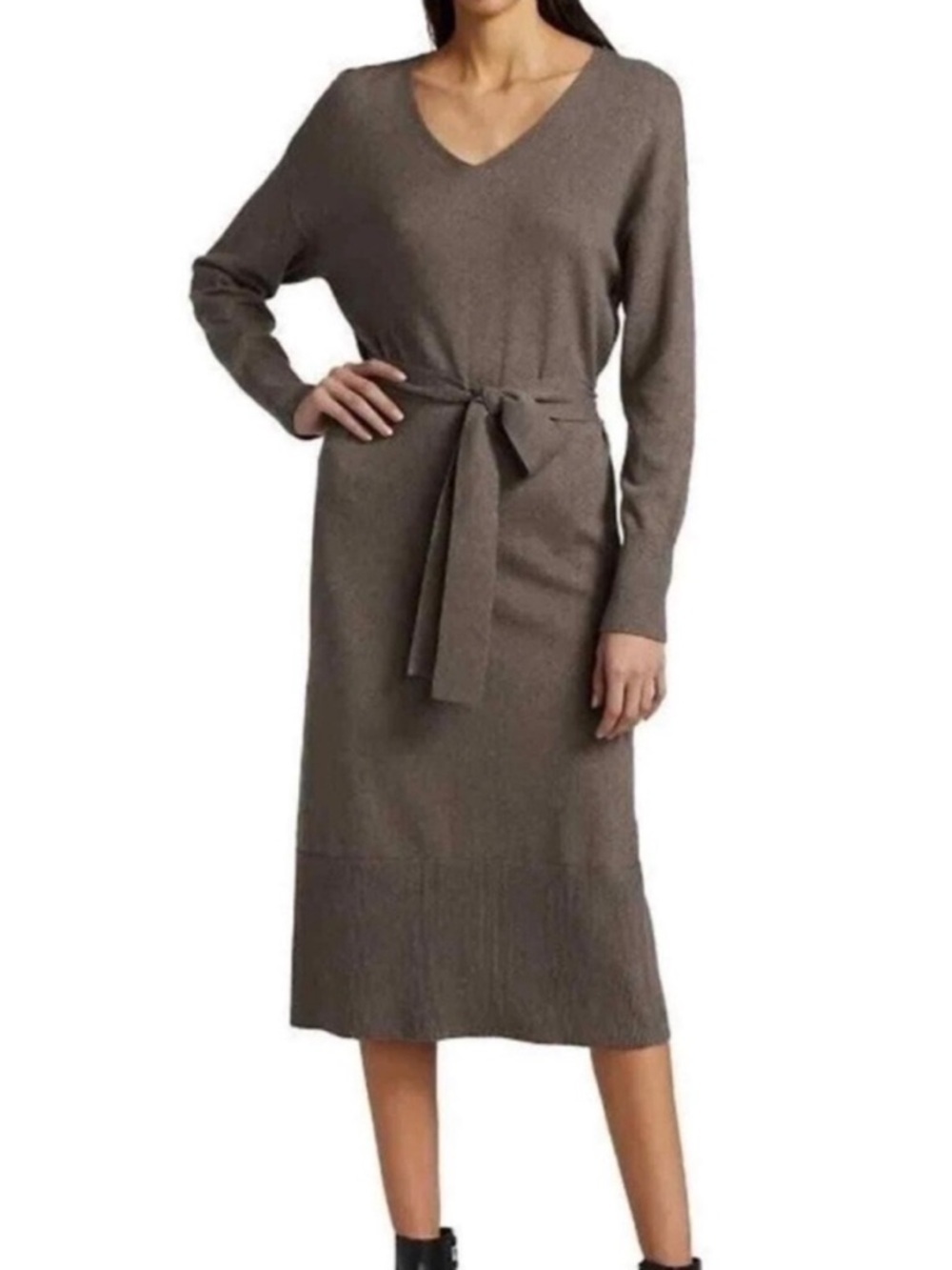 Rails Margot Long Sleeve Cashmere Blend Sweater Dress Size M